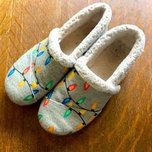 Tom’s Kids Sherpa Slippers with Rubber Sole